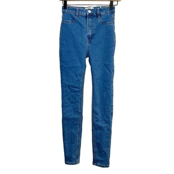 Pull & Bear Women’s Skinny High Waist Light Blue Jeans Size 4 - Picture 1 of 7